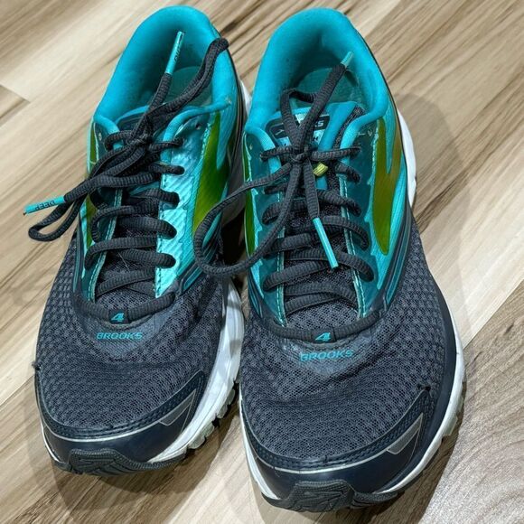 Brooks Running Launch 4 Running Shoes Athletic Sneakers Blue Green Women’s 9 - Picture 2 of 6